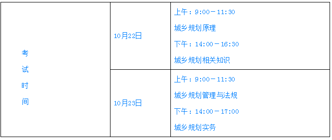 重要通知??！注冊(cè)城鄉(xiāng)規(guī)劃師——10月考試時(shí)間確定